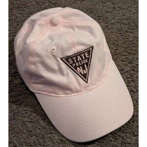 New Jersey State Police NJSP Pink Adjustable Purple Logo Hat